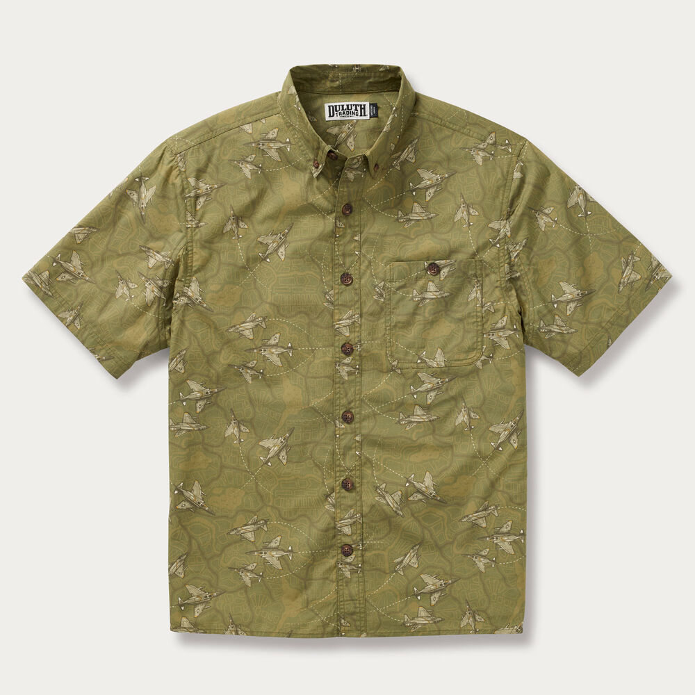 Men's BBQ Relaxed Fit Short Sleeve Shirt Main Image