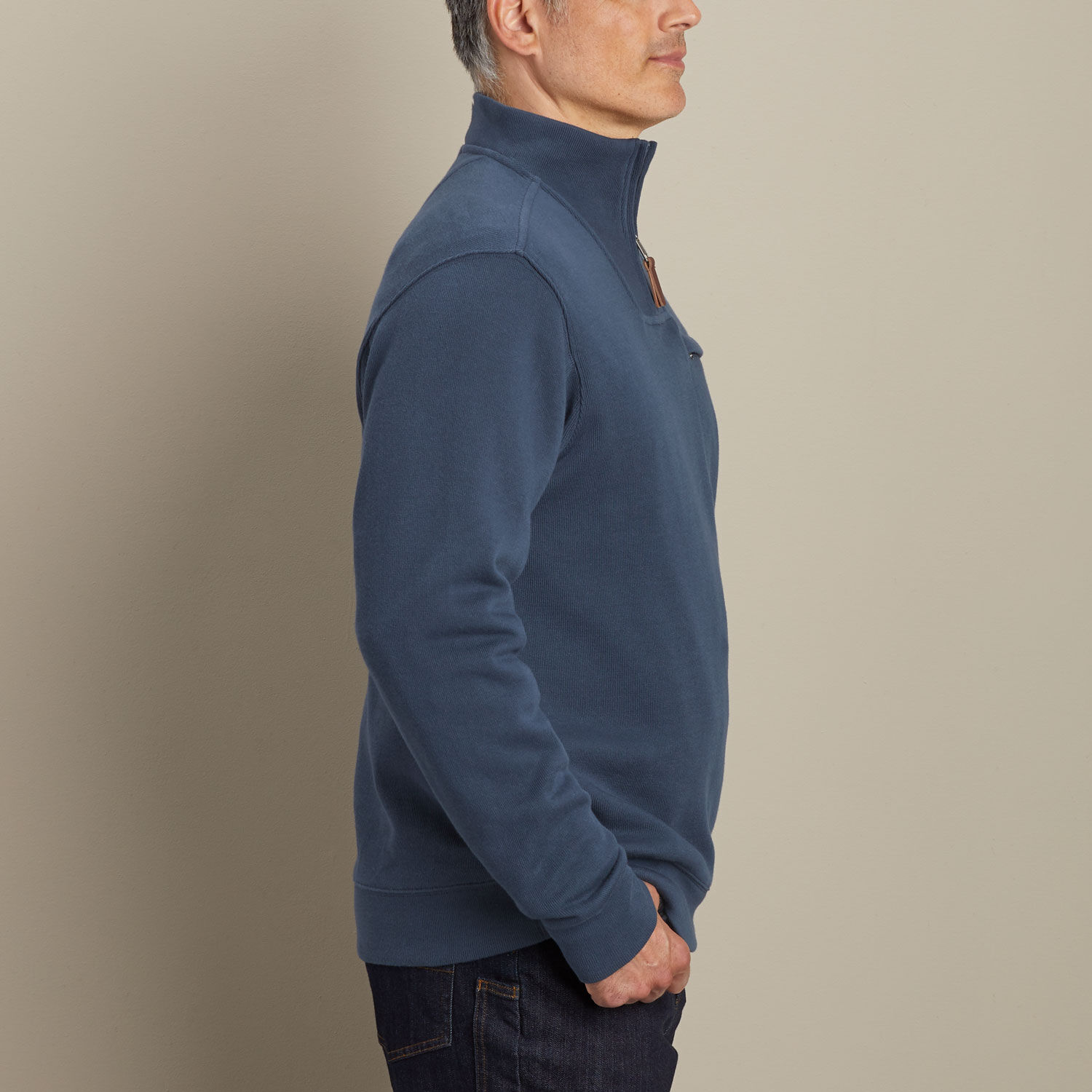 Men's Class Act Rib 1/4 Zip Mock | Duluth Trading Company