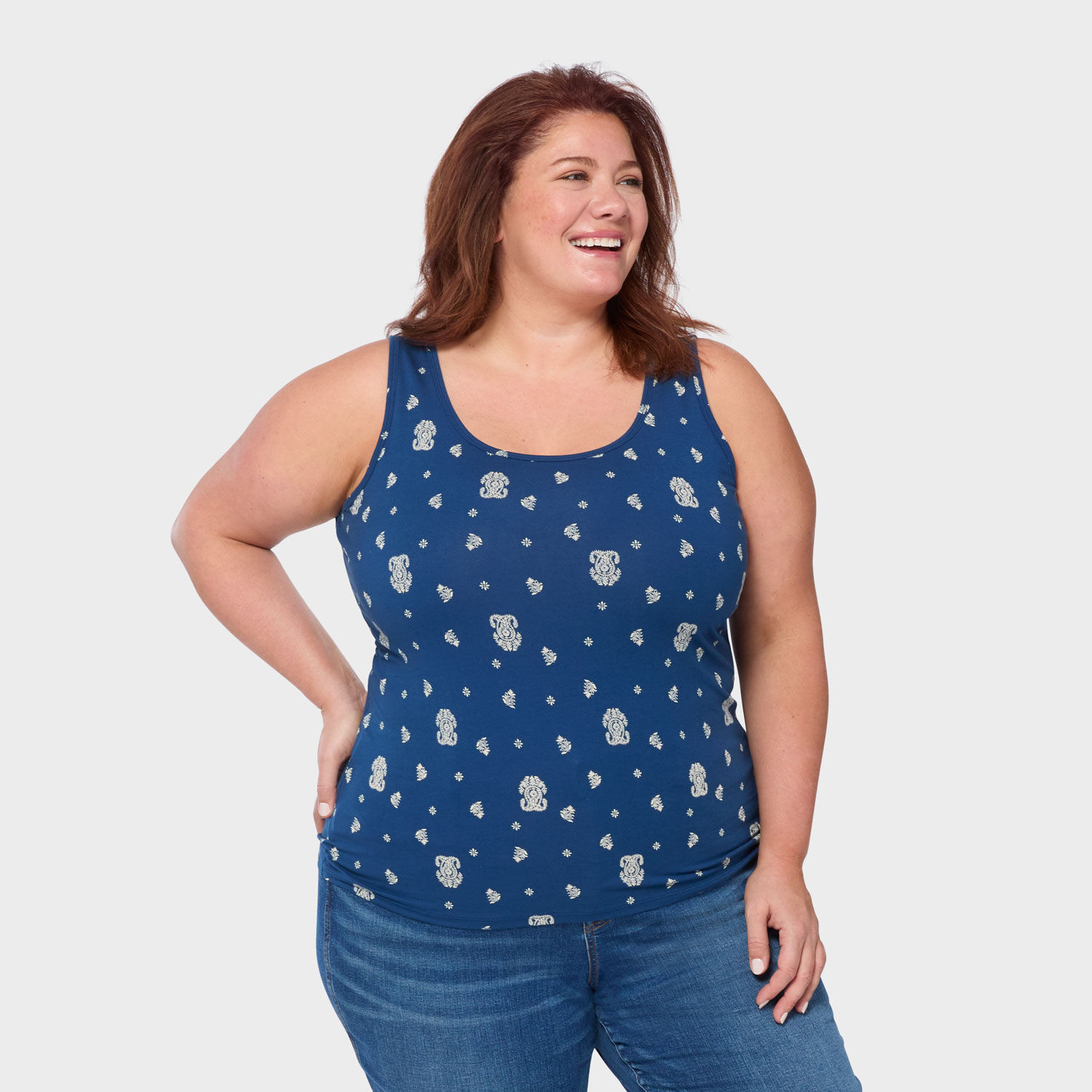 Women's Plus No-Yank Scoopneck Tank | Duluth Trading Company