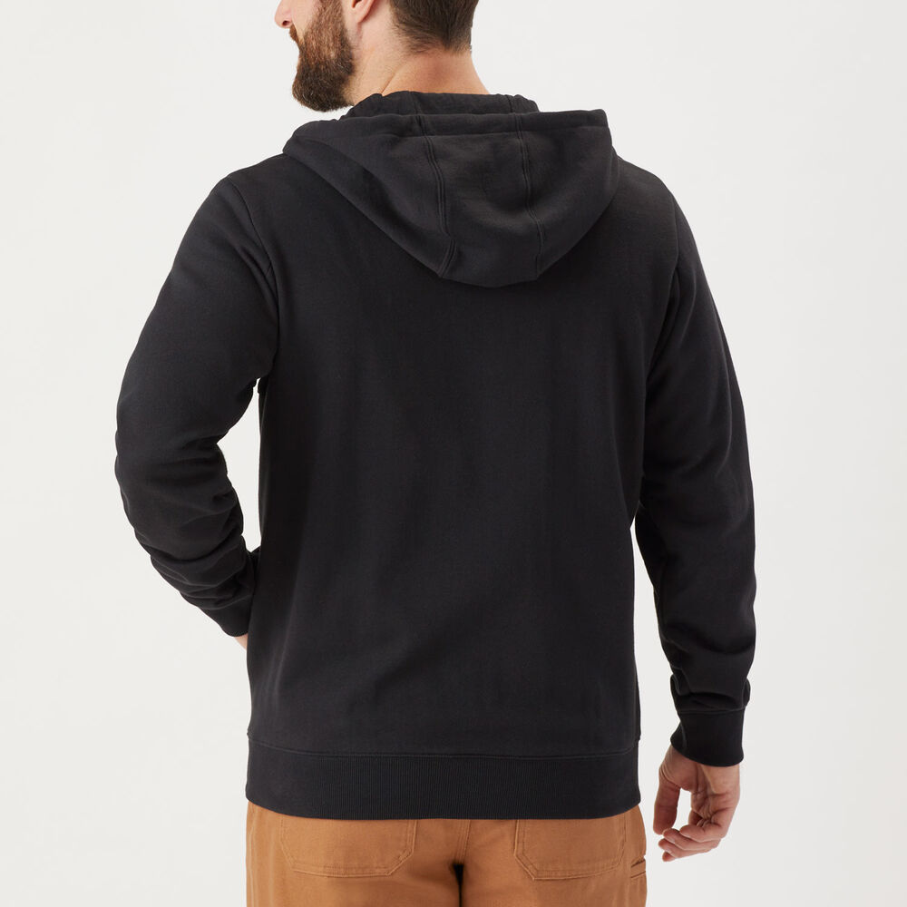 Men's Midweight Relaxed Fit Full Zip Hoodie Sweatshirt Main Image