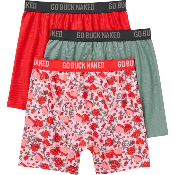 Melodrama flexibel gordijn Men's Go Buck Naked Performance Boxer Briefs 3-Pack Gift Set | Duluth  Trading Company