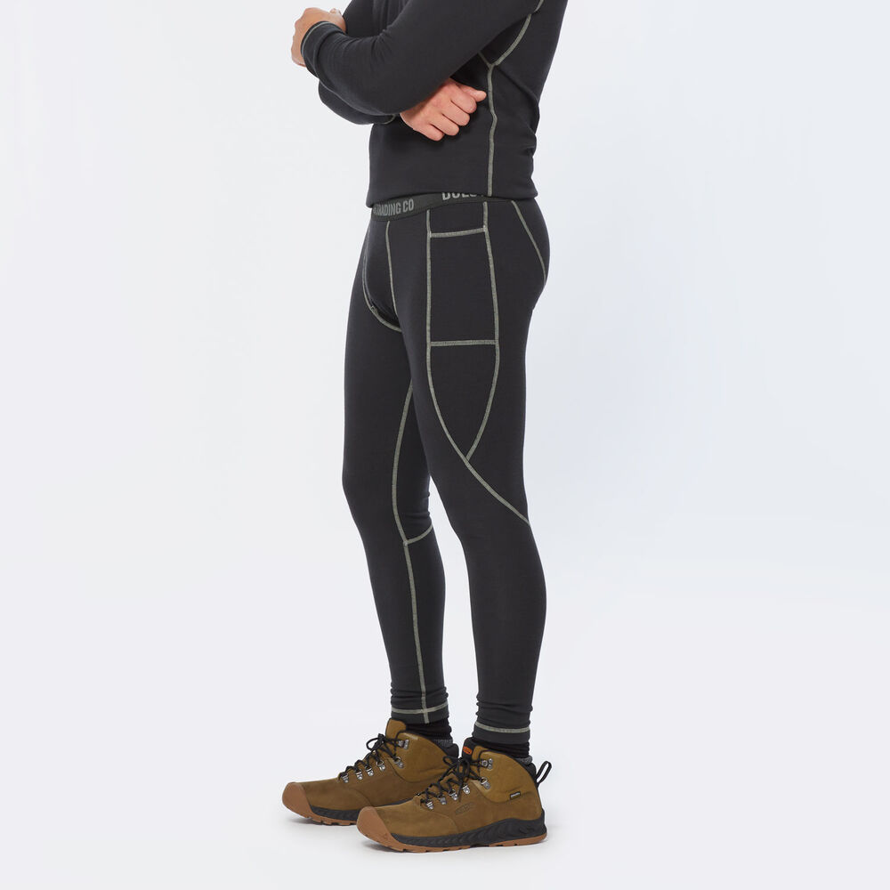 Men's Wickerino Wool Base Layer Leggings With Pockets Main Image
