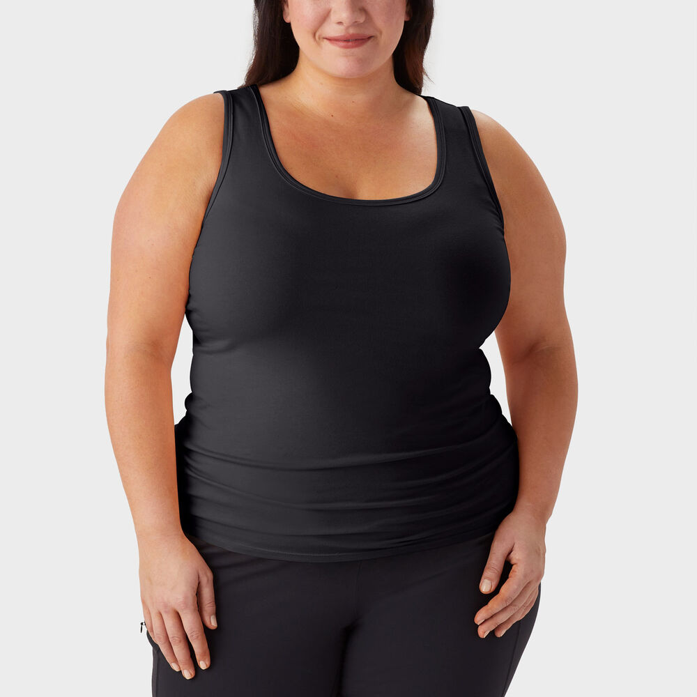 Women's Plus No-Yank Tank Main Image
