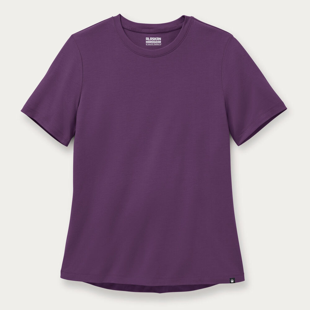 Women's AKHG Renew Bamboo Crewneck Short Sleeve Tee Main Image