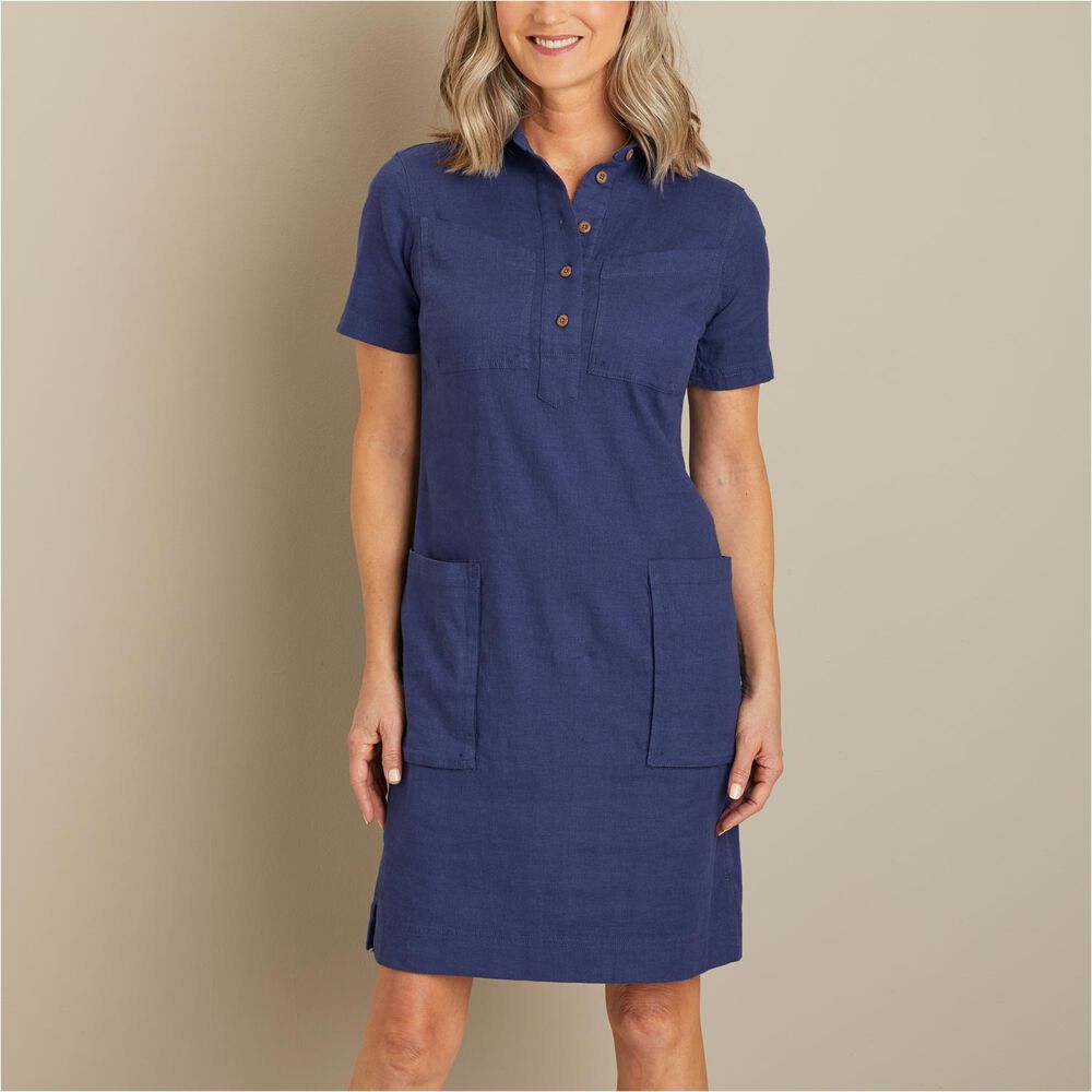 Women's Artisan Hemp Dress Main Image