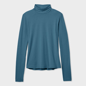 Women's AKHG Renew Bamboo Long Sleeve Mock