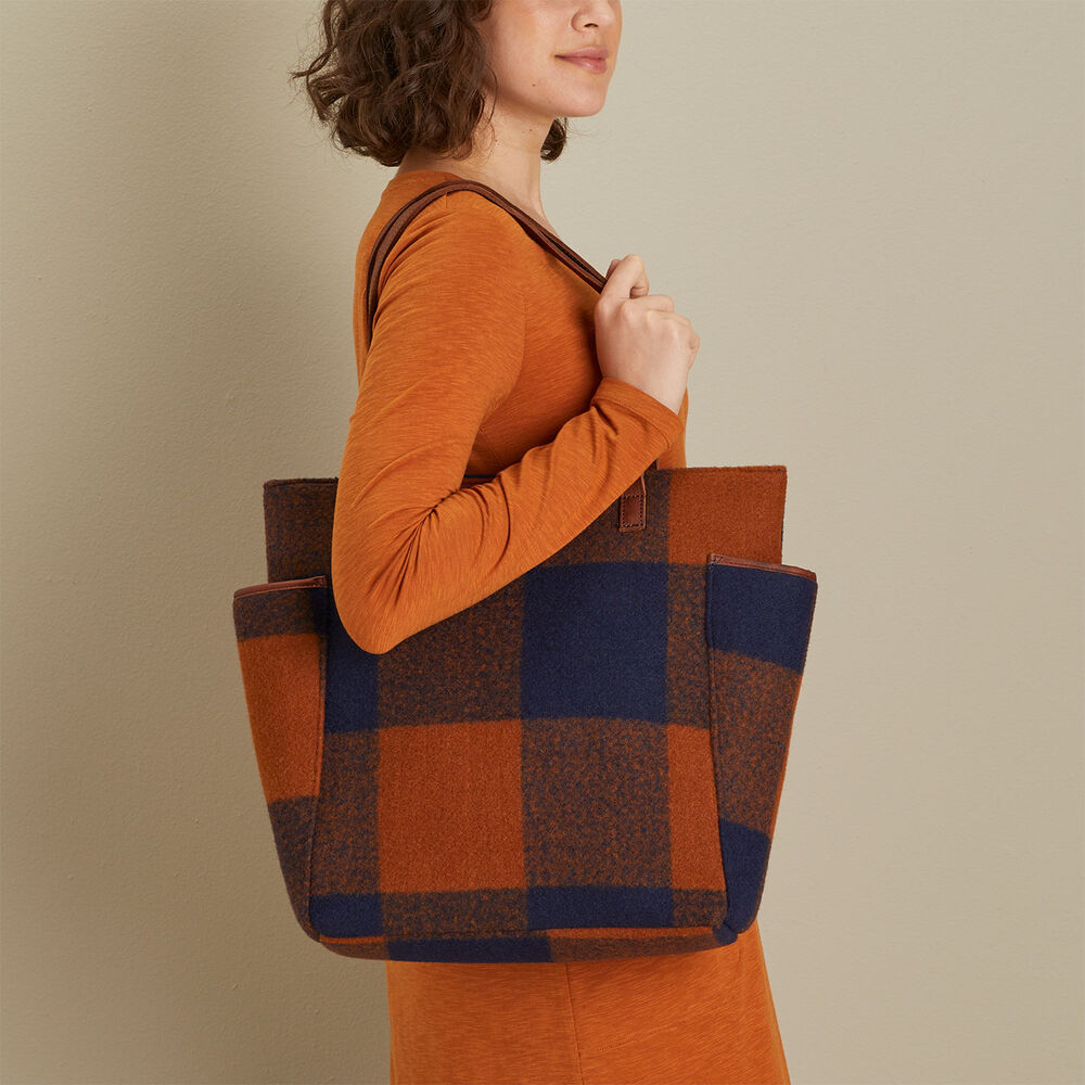 Plaid Tote Bag Main Image
