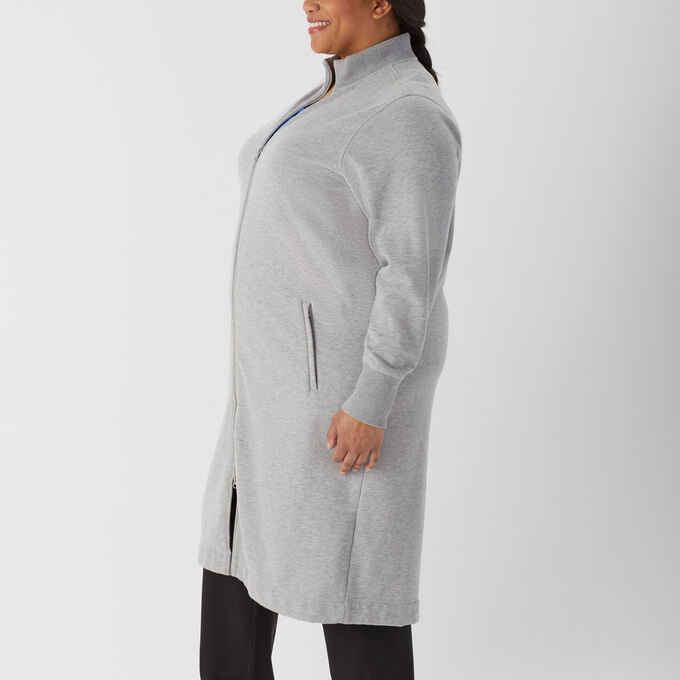 Women's Plus Souped-Up Fleece Zip Up Robe