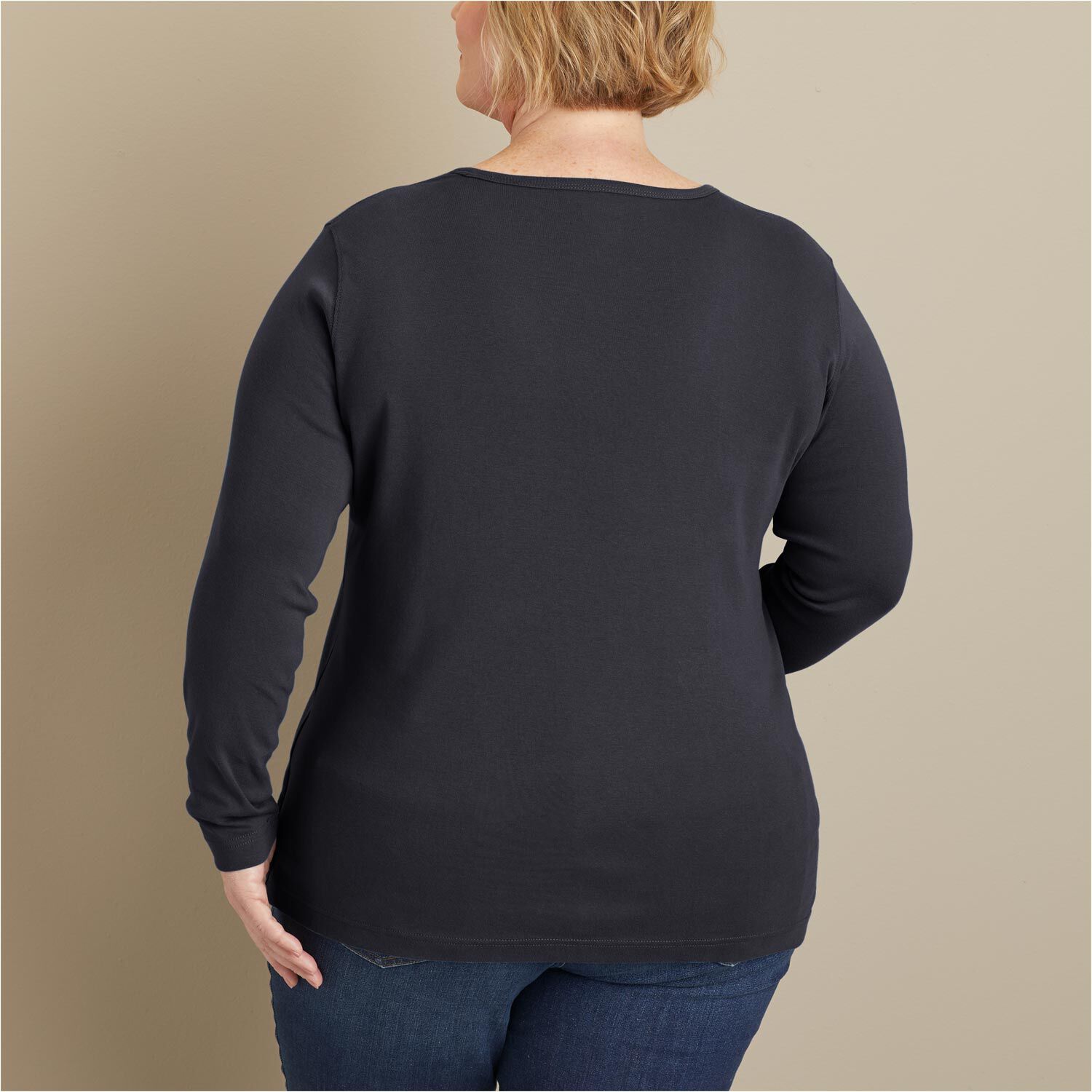 Women's Plus Longtail T Long Sleeve Crewneck | Duluth Trading Company