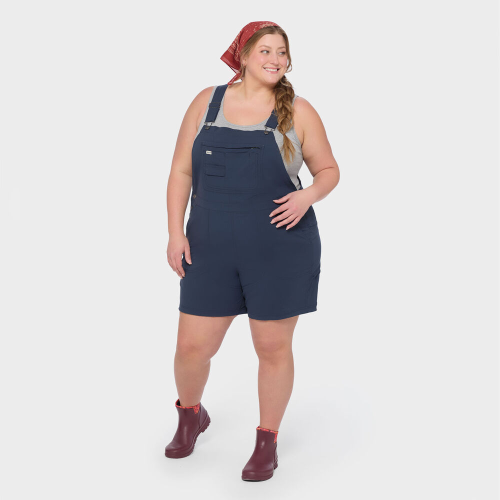 Women's Plus Heirloom Gardening 7'' Short Overalls Main Image
