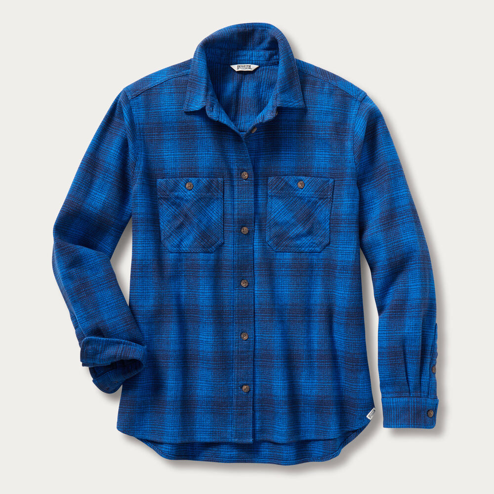 Women's Oversized Burlyweight Flannel Shirt Main Image