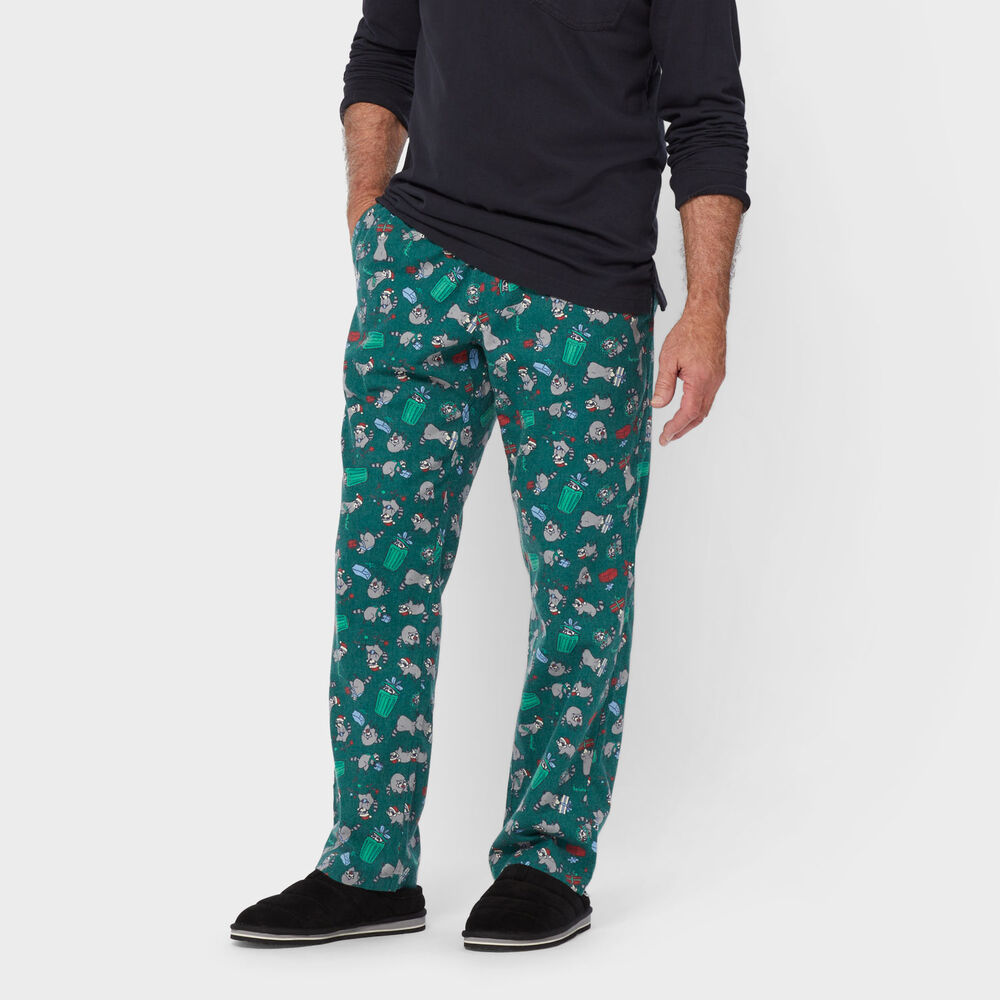 Men's Woven Pajama Pants Main Image