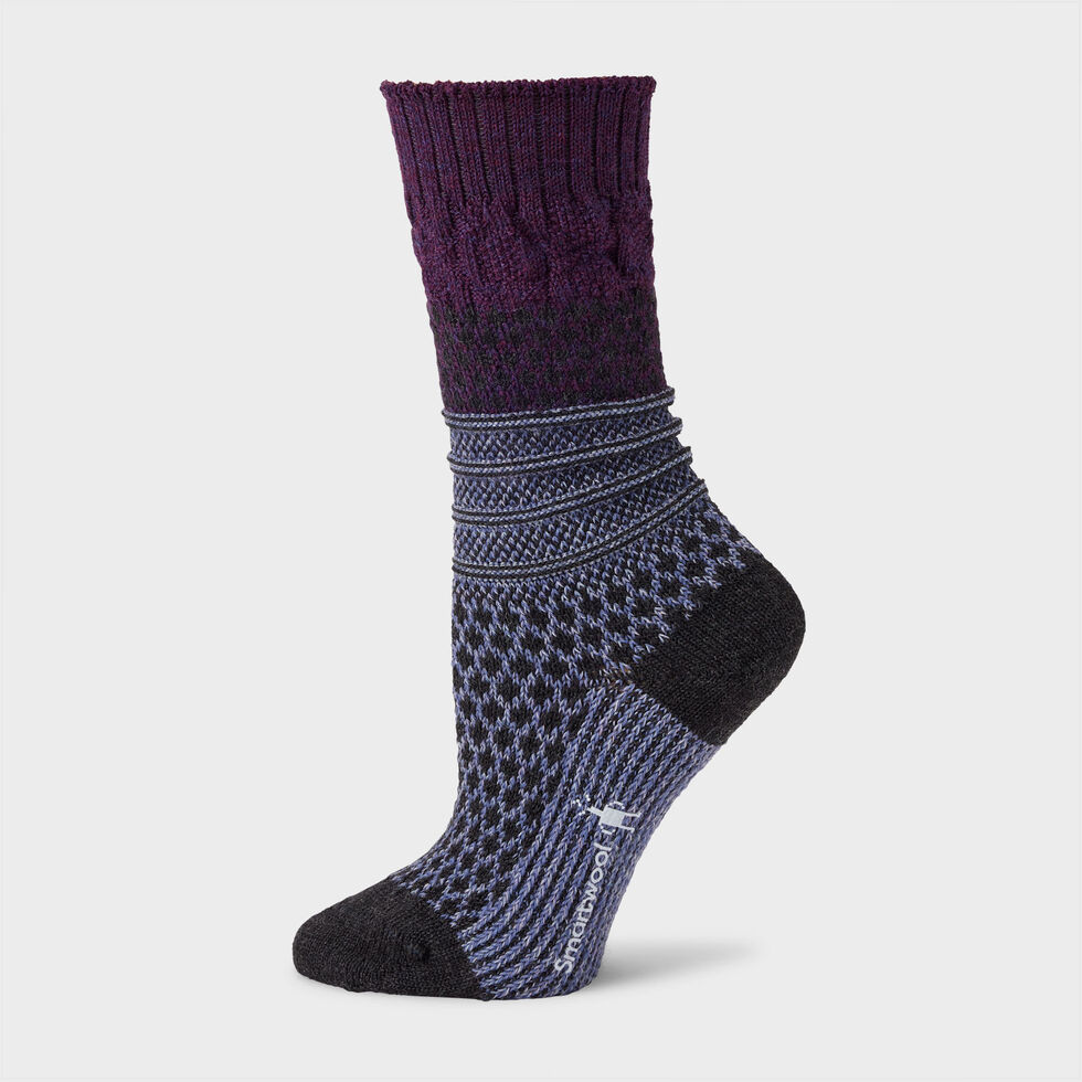 smartwool dress socks womens Smartwool Women's Everyday Garden Gala Crew Socks