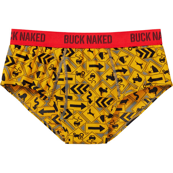 Men's Buck Naked Pattern Briefs