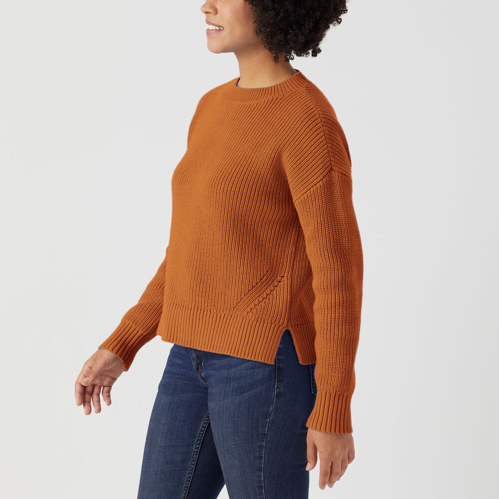 Women's Heritage Shaker Stitch Sweater Main Image