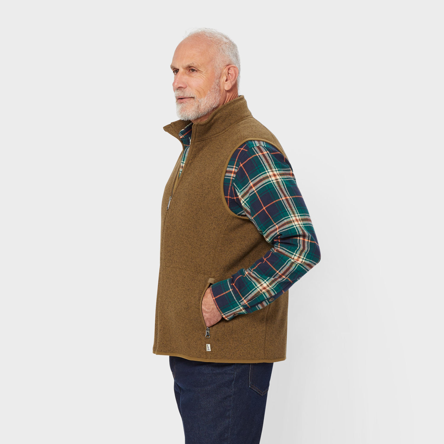 Men's Sweater Fleece Zip Vest | Duluth Trading Company