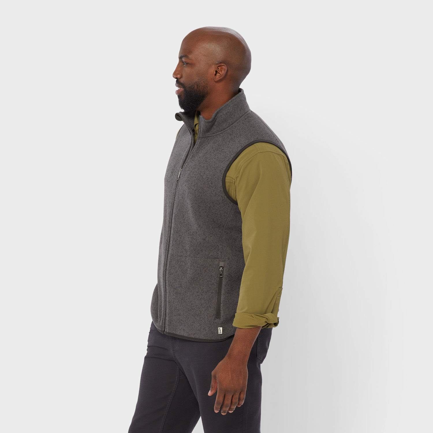 【PUR】roundslit handknit vest（charcoal） Drift Vest In Lovebird: Free Knitting Vest Pattern