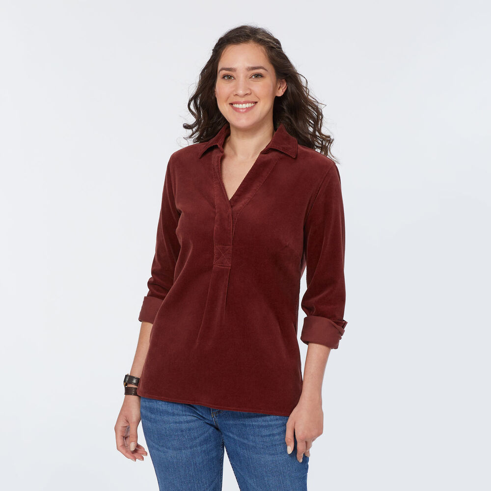 Women's Corduroy Popover Shirt Main Image