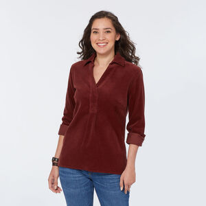 Women's Corduroy Popover Shirt