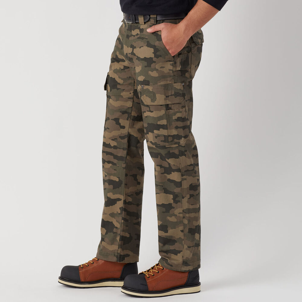 Men's DuluthFlex Fire Hose Standard Fit Camo Cargo Work Pant Duluth