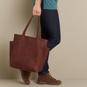 Women's Lifetime Leather Tote Bag