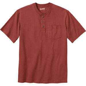 Men's Longtail T Relaxed Fit Short Sleeve Henley with Pocket