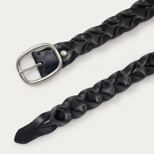 Men's Lifetime Leather Woven Belt