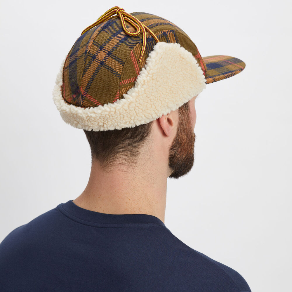 Men's Burly Plaid Earflap Hat Main Image