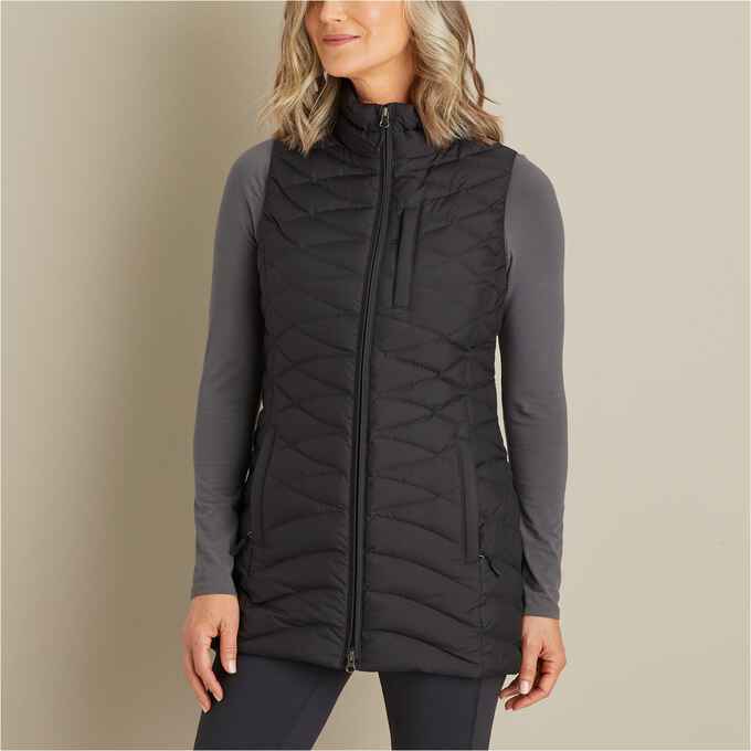 Women's Cold Faithful Down Tunic Vest Duluth Trading Company