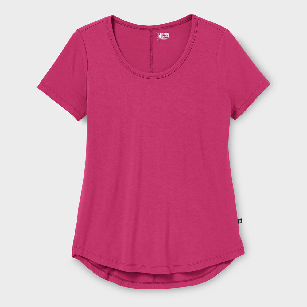 Women's Plus AKHG Renew Bamboo Short Sleeve Tee Main Image