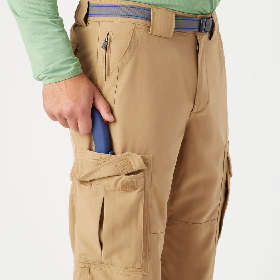 Men's 7 Pocket Pants with Hidden Pockets Plus Cell Phone Pocket