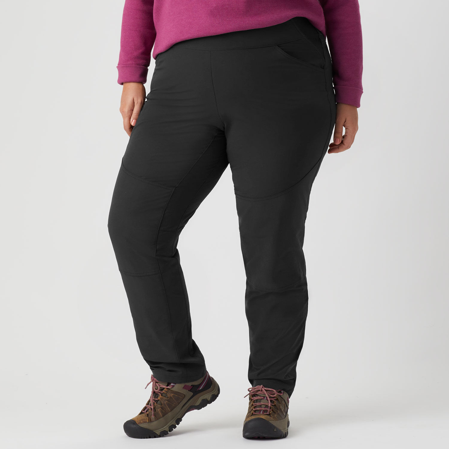Women's Plus Flexpedition Pull-On Slim Leg Pants | Duluth Trading