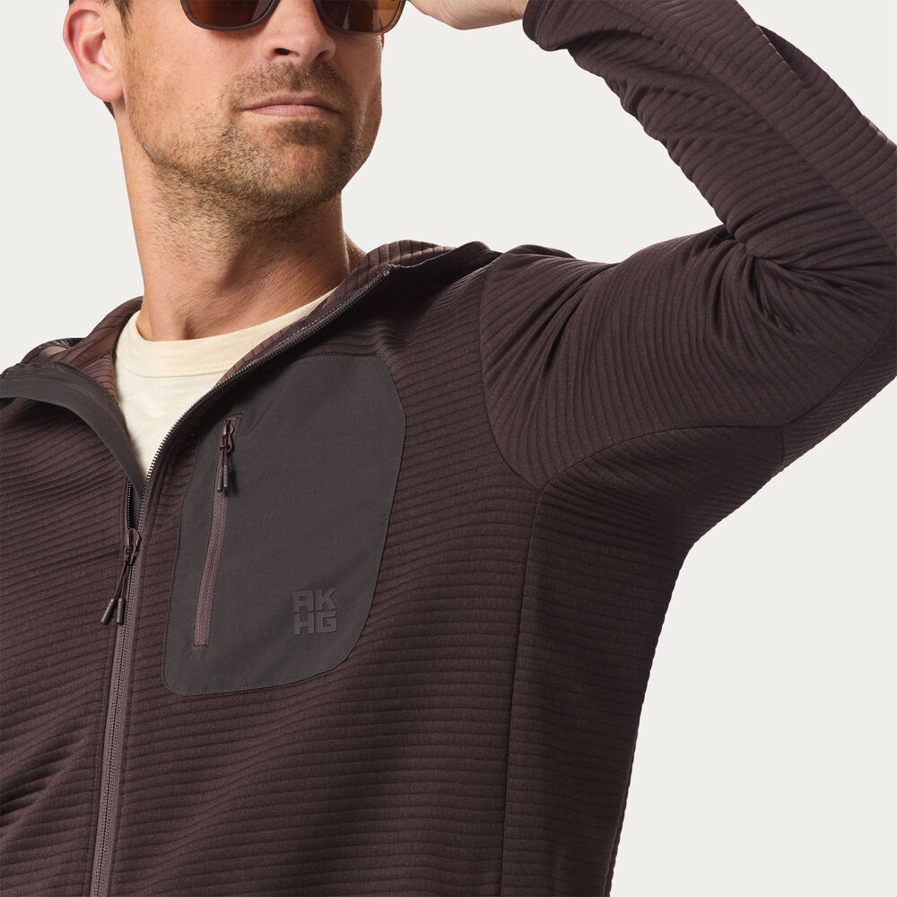 Men's AKHG Blackburn Standard Fit Full Zip Hoodie Main Image