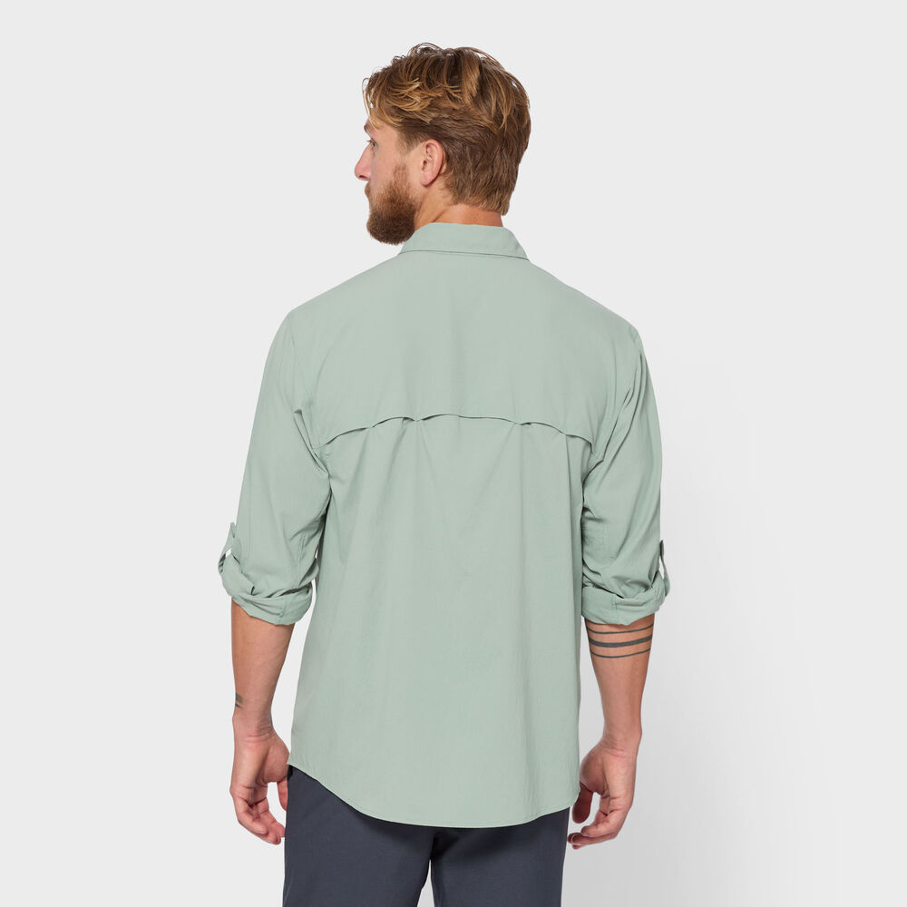 Men's AKHG Sol Survivor Snap-Front Long Sleeve Shirt Main Image