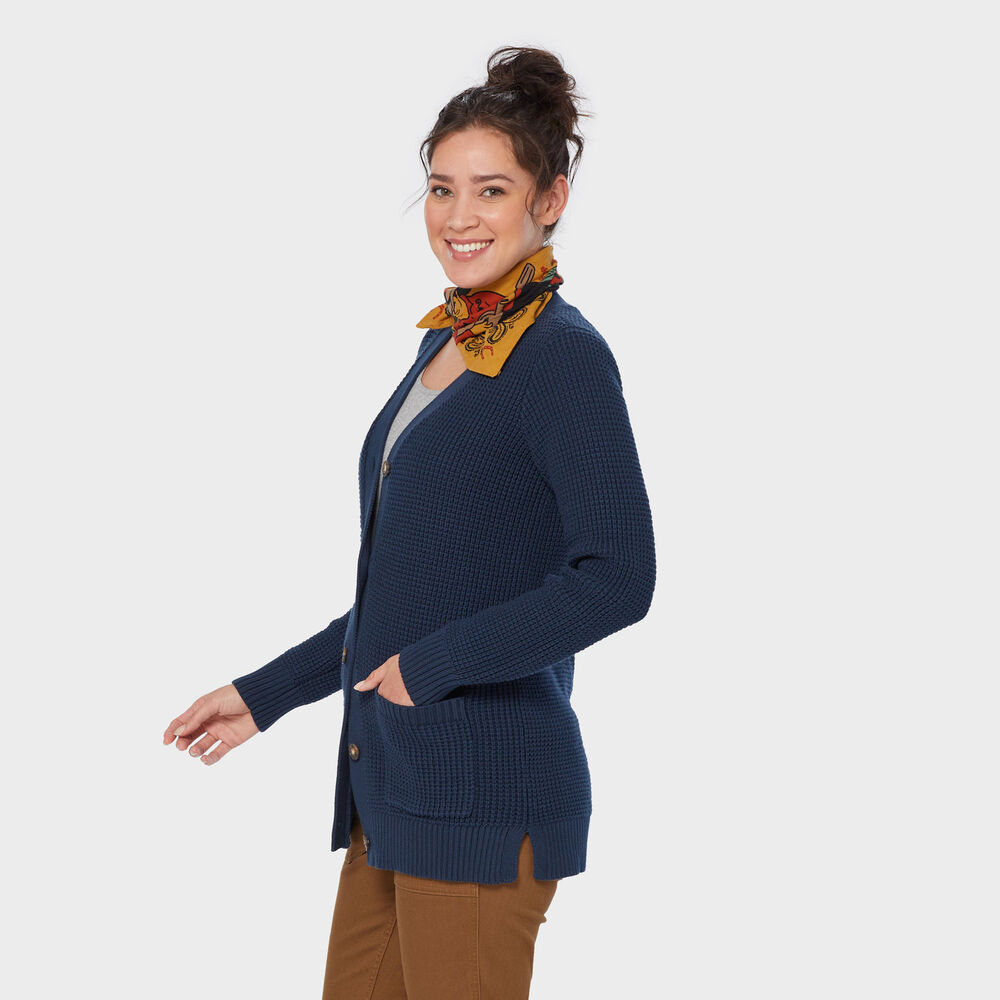 Women's Heritage Waffle Stitch Cardigan Main Image