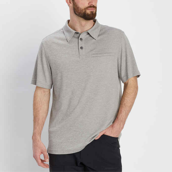 Men's Armachillo Cooling Relaxed Fit Short Sleeve Polo Shirt