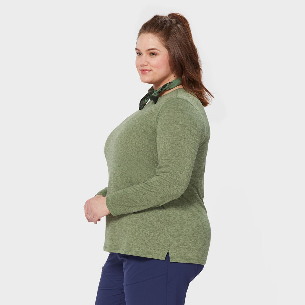 Women's AKHG Plus Tun-Dry Long Sleeve T-Shirt Main Image