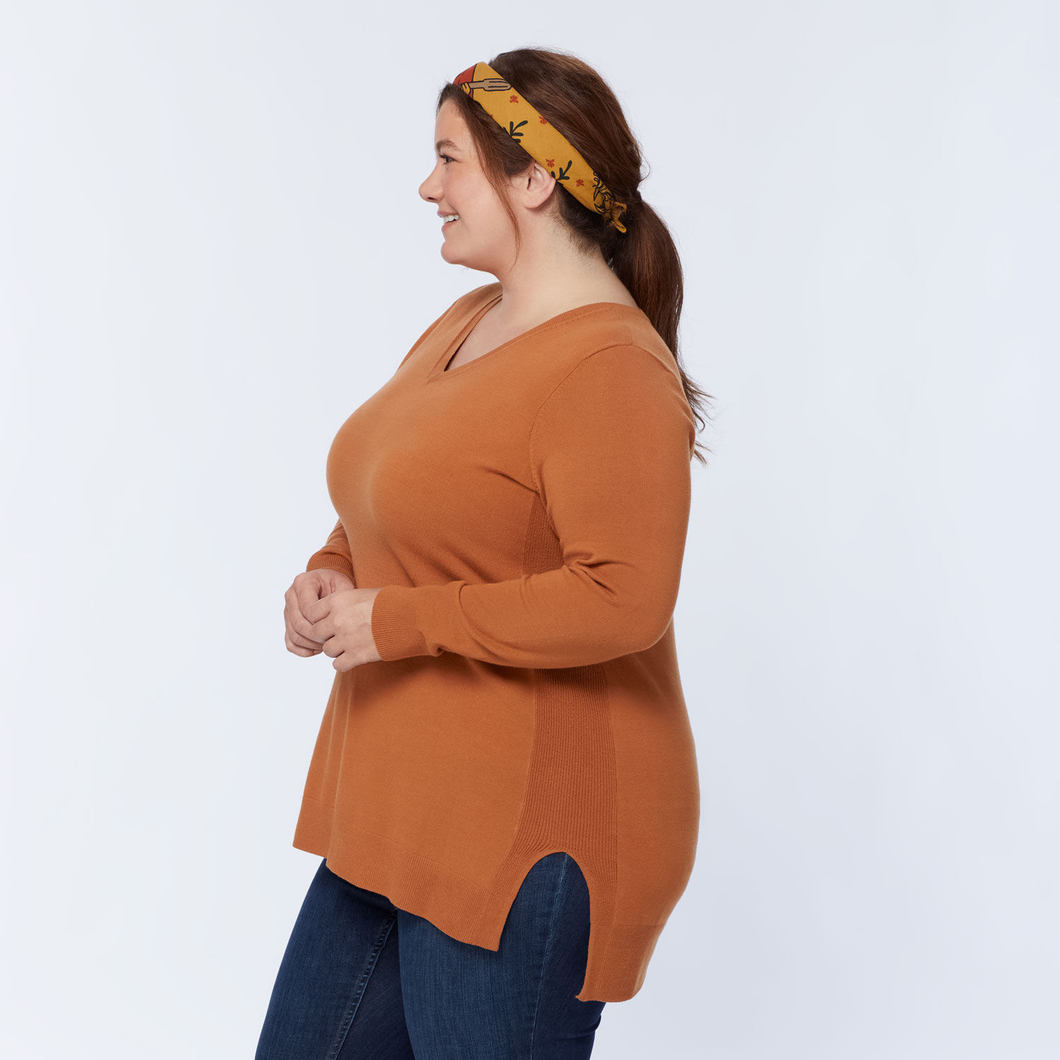 Women's Plus Shiftless V-Neck Tunic Sweater | Duluth Trading