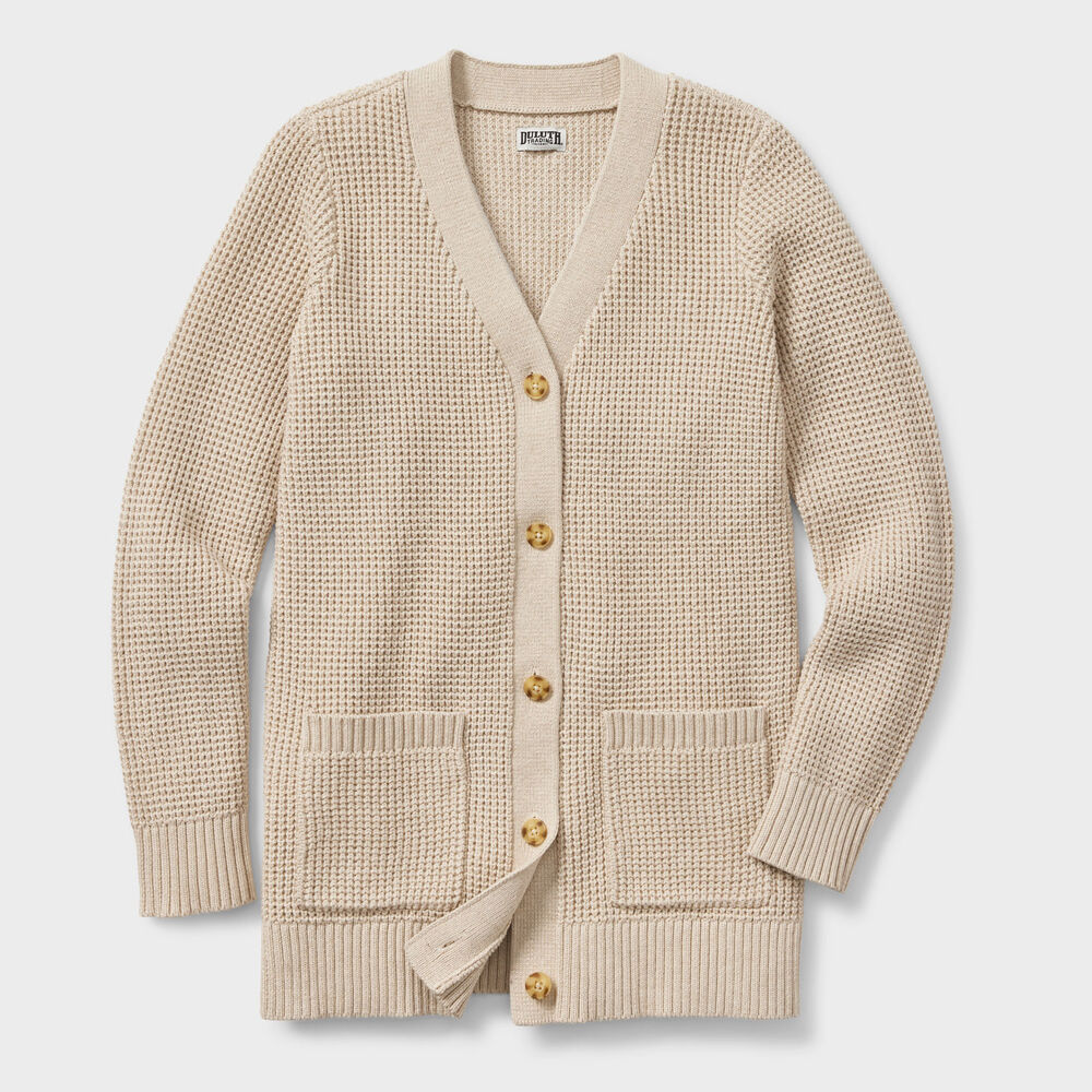 Women's Heritage Waffle Stitch Cardigan Main Image