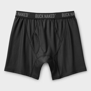 Men's Buck Naked Boxer Briefs BLK MED