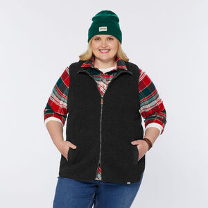 Women's Plus Blacktail Mountain Boucle Fleece Vest