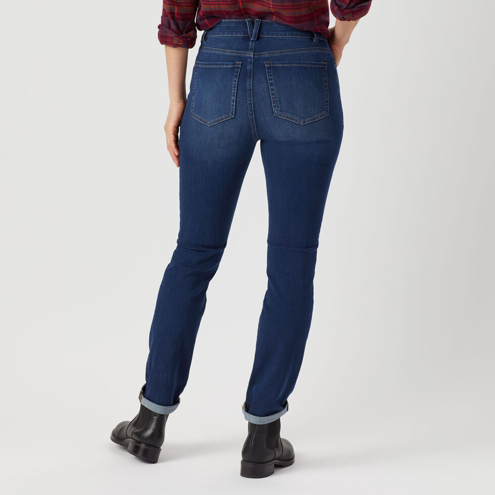 Women\'s Jean-Netics High Rise Slim Leg Jeans | Duluth Trading Company | Weite Jeans