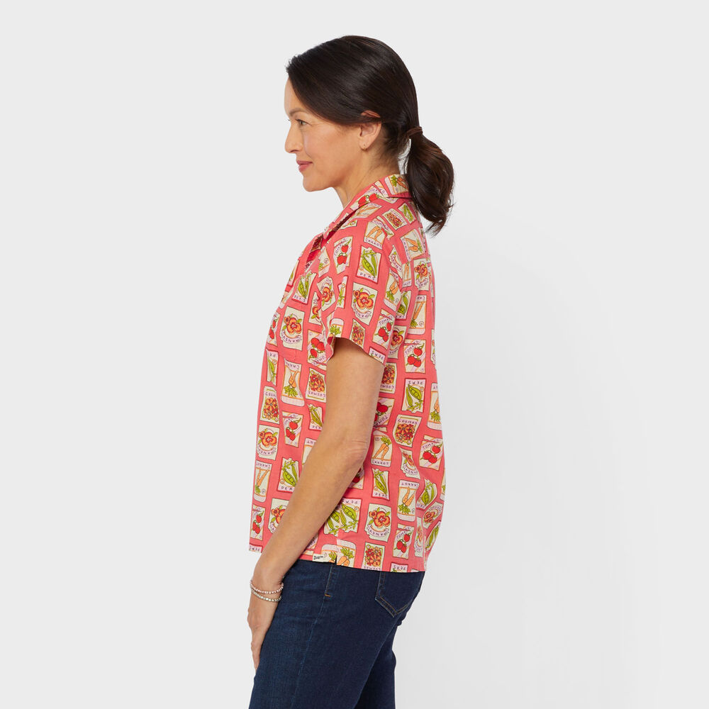 Women's Artisan Hemp Camp Shirt Main Image
