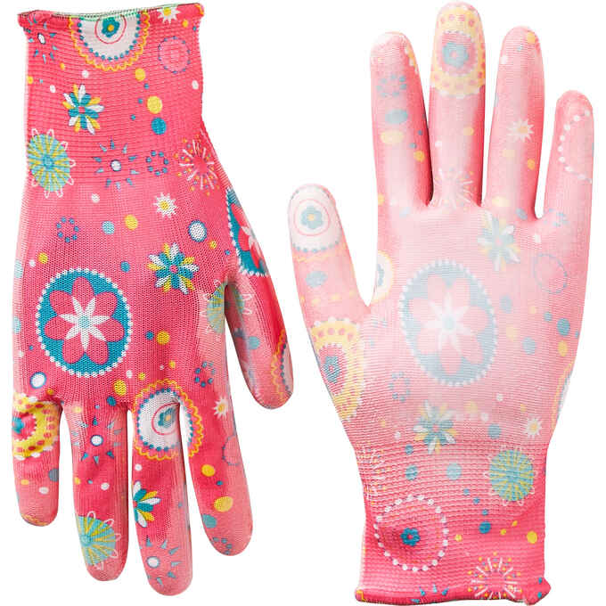 Women's Patterned Gardening Gloves