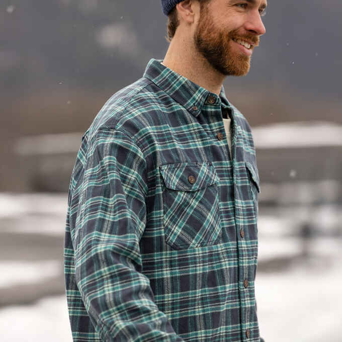 Men’s Burlyweight Flannel Relaxed Fit Shirt Duluth Trading Company