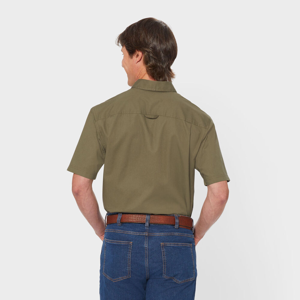 Men's 40 Grit Twill Short Sleeve Work Shirt Main Image