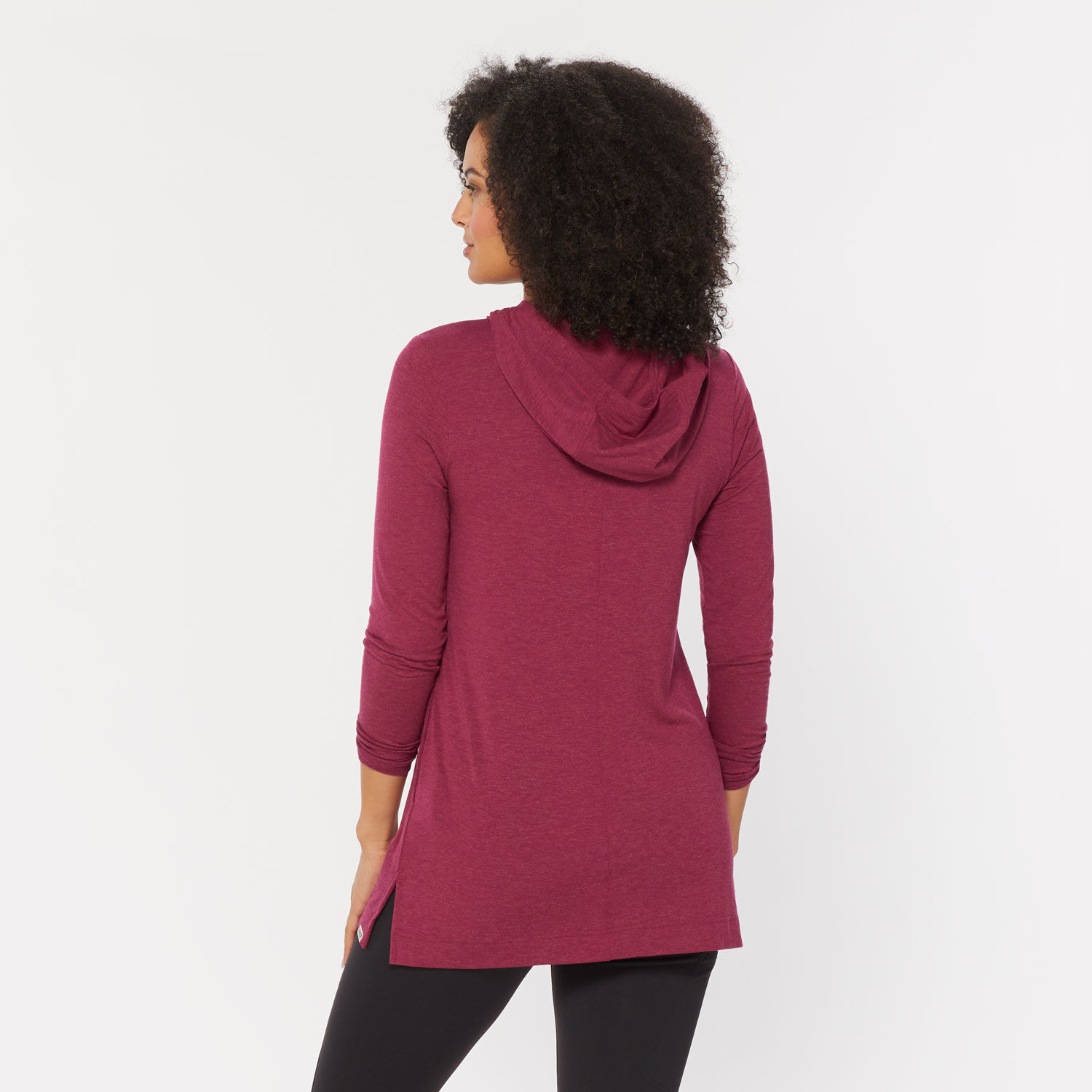 Tunic length sales hoodie women's