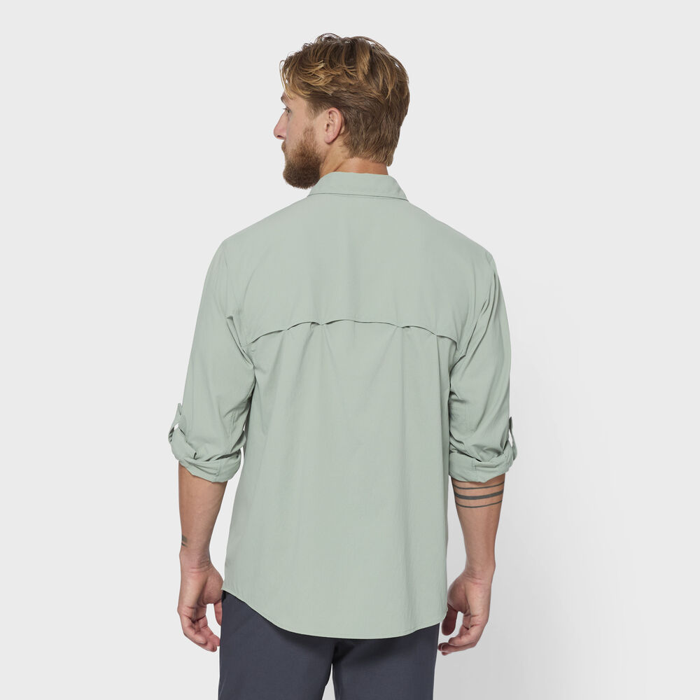 Men's AKHG Sol Survivor Snap-Front Long Sleeve Shirt Main Image