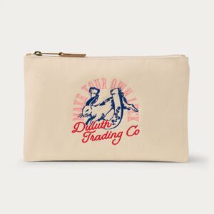 Canvas Embroidered Pouch