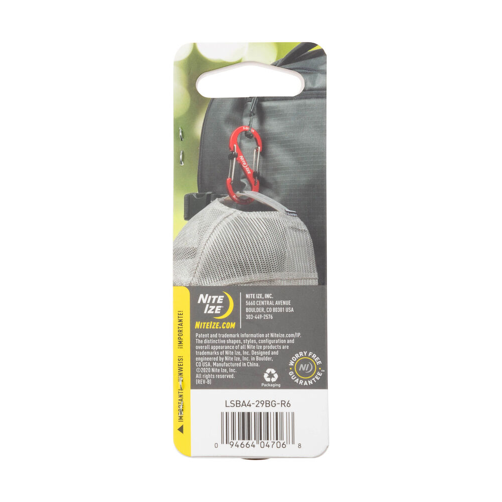 NiteIze S-Biner SlideLock Aluminum #4 Main Image